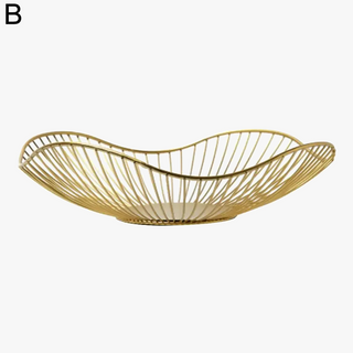 Modern metal fruit platter