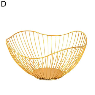 Modern metal fruit platter