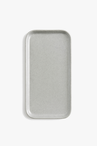 vintage stainless steel dinner plate