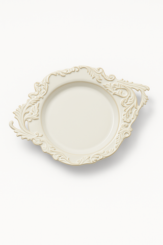vintage ceramic dessert plate