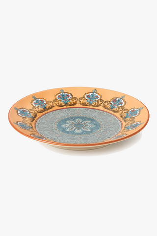 bohemian ceramic dinner plate