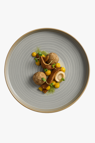 vintage ceramic dinner plate