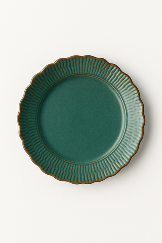 vintage ceramic dinner plate