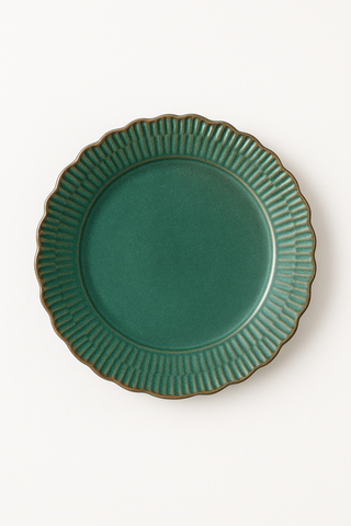 vintage ceramic dinner plate