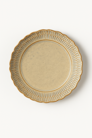 vintage ceramic dinner plate