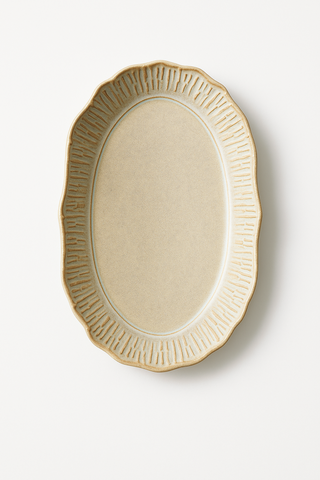 vintage ceramic dinner plate
