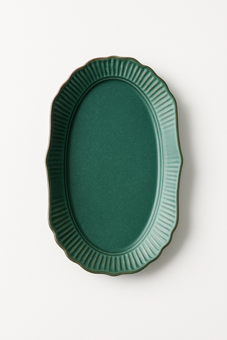 vintage ceramic dinner plate