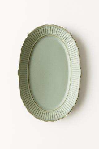 vintage ceramic dinner plate