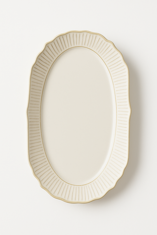 vintage ceramic dinner plate