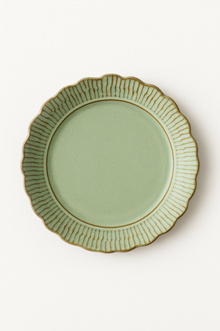 vintage ceramic dinner plate