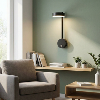 Rotating Wall Light – Directional LED Metal Sconce with Warm Ambient Lighting