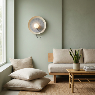 Nordic Wall Light – Minimalist PVC Wall Sconce | Modern LED Bedroom Lighting