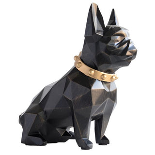 frenchie coin bank resin piggy bank stylish dog themed home decor close-up
