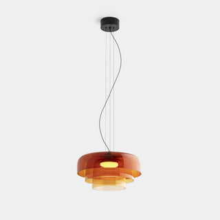 Luminaires suspendus médiévaux en verre - Éclairage créatif nordique en verre pour salon