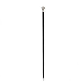Swarovski crystal designer handmade Italian luxury walking stick side view