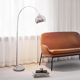 Metal chrome Bauhaus lamp close-up — designer E27 detail