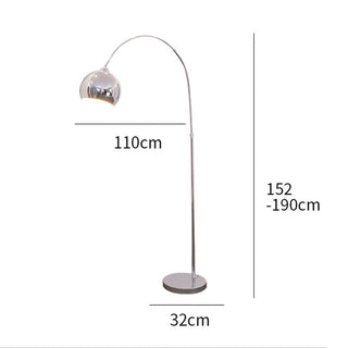 Chrome designer Bauhaus lamp setting — metal E27 wide