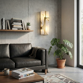 Contemporary Wall Sconce – Modern Wall Light with Gold Finish & Soothing LED Illumination