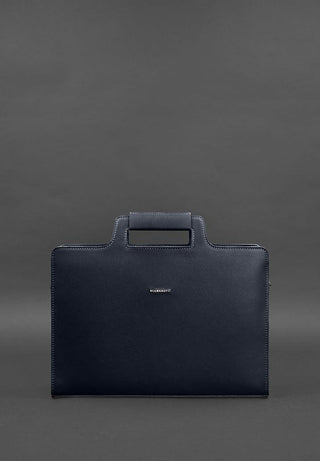 women leather laptop bag handmade durable briefcase businesswoman style angle view