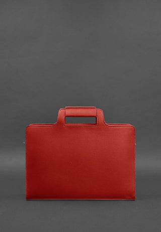 women leather laptop bag handmade durable briefcase businesswoman style feature view