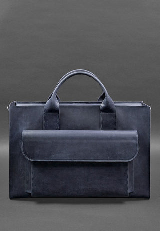 leather laptop bag vintage crazy horse leather briefcase detachable sleeve set view