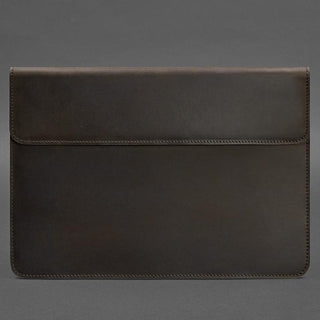 leather laptop sleeve handmade magnetic envelope cover 15-16 inch alternate view