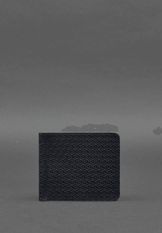 mens leather wallet haven handcrafted slim leather wallet money clip card slots side view