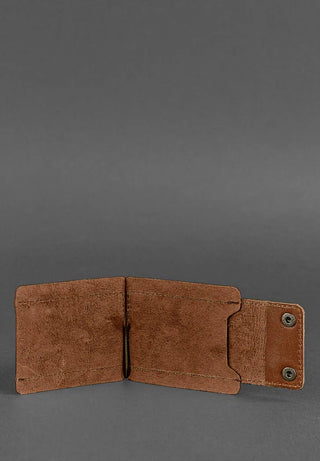 men's leather wallet haven slim money clip card slots durable premium accessory close-up