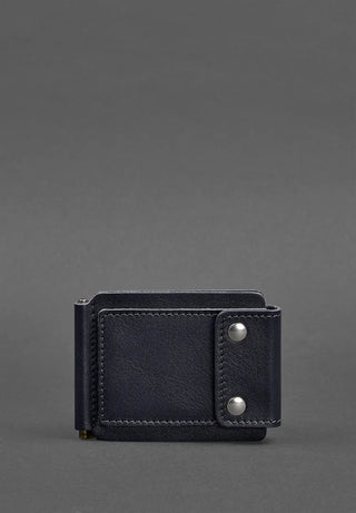 slim leather wallet haven money clip card slots men's premium accessory close-up