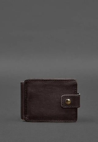vintage leather purse clip haven slim stylish wallet retro texture design lifestyle view