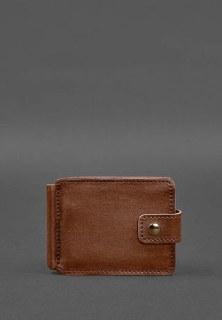 vintage leather purse clip haven slim stylish wallet retro texture design alternate view