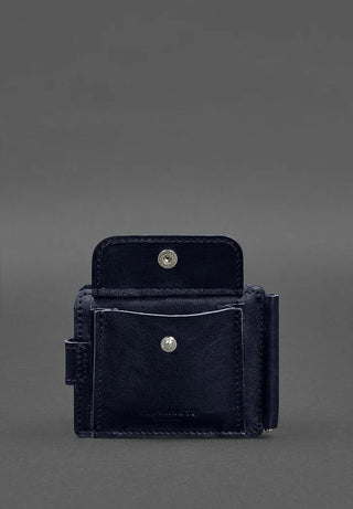 slim leather purse clip haven vintage style accessory premium leather finish side view