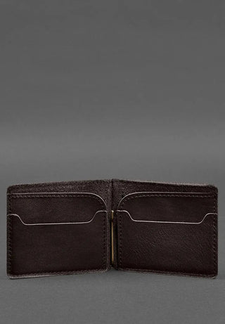 slim leather purse clip haven handcrafted durable card holder compact comfortable close-up