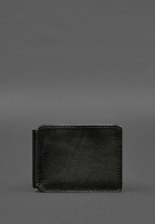 slim leather purse clip haven compact card holder comfortable grip sleek design top view