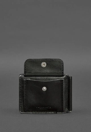slim leather purse clip haven classic compact wallet comfortable soft design side view