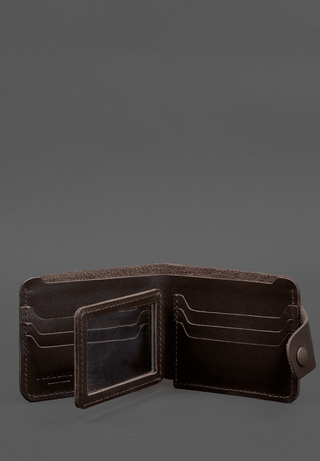 designer leather purse haven handcrafted classic wallet pockets premium craft side view