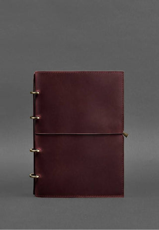 leather notebook rings a4 vintage leather planner replaceable inserts product view