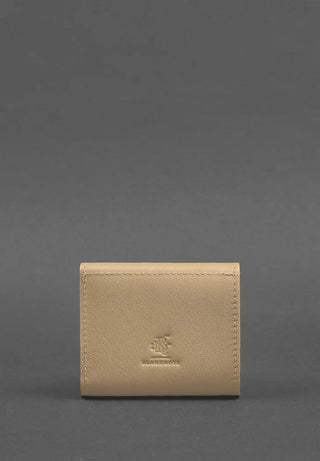 designer leather wallet haven compact slim men's card slots close-up