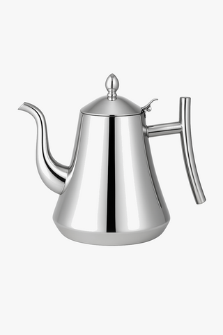 stainless steel kettle with infuser