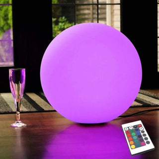 BALL Globe Table Lamp - in living room setting