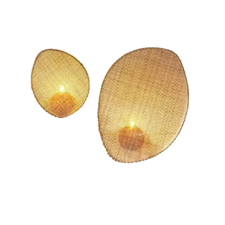 TAGE natural fiber wall sconce organic ambient light