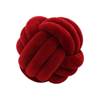 knotted ball throw pillow large decorative cushion unique knot design collection view