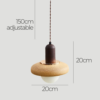 Frosted ceramic pendant detail — vintage small ceiling fixture