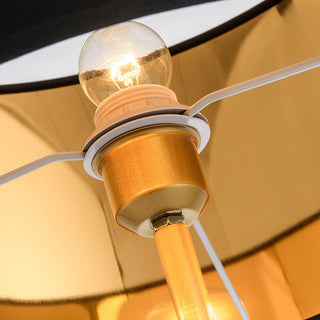 Luxury golden black lamp — elegant modern ambient glow setting