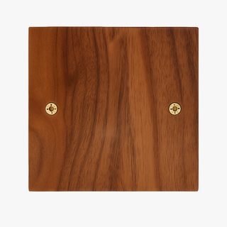 Natural Wood blank socket cover