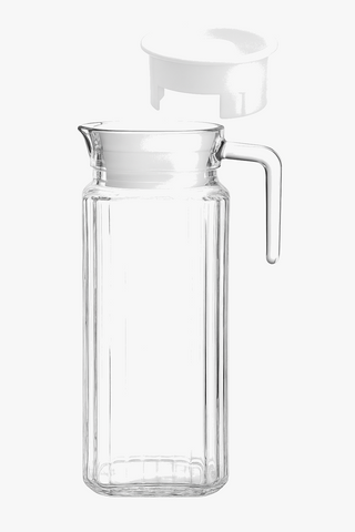 glass carafe with lid
