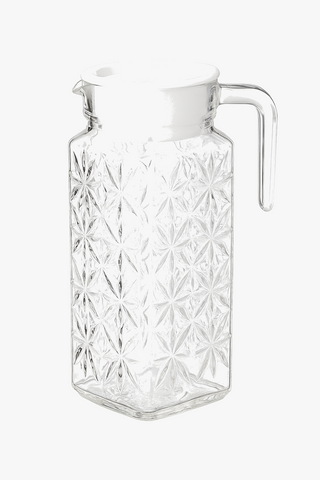 glass carafe with lid