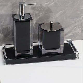 glass elegant durable bathroom set modern minimalist vanity decor set view