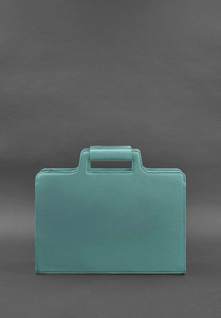 leather laptop bag women handmade business briefcase adjustable strap feature view