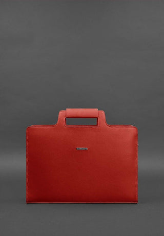 leather laptop bag women handmade business briefcase adjustable strap lifestyle view